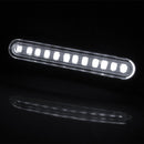 2 PCS D12V / 1W Motorcycle LED Waterproof Dynamic Blinker Side Lights Flowing Water Turn Signal Light (White Light)