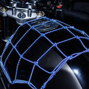 Motorcycle Reflective Helmet Net Fuel Tank Fix Net, Size: 40 x 40cm (Blue)