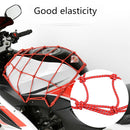 Motorcycle Reflective Helmet Net Fuel Tank Fix Net, Size: 40 x 40cm (Red)