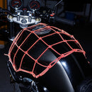 Motorcycle Reflective Helmet Net Fuel Tank Fix Net, Size: 40 x 40cm (Red)