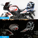 Motorcycle Reflective Helmet Net Fuel Tank Fix Net, Size: 40 x 40cm (Yellow)