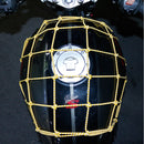 Motorcycle Reflective Helmet Net Fuel Tank Fix Net, Size: 40 x 40cm (Yellow)