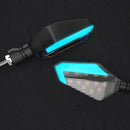2 PCS DC 12V Motorcycle Daytime Turn Running Light (Blue Light)