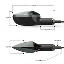 2 PCS DC12V Motorcycle LED Dynamic Blinker Side Lights Flowing Water Turn Signal Light