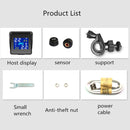 Universal Motorcycle Wireless High Precision Solar Energy TPMS Tire Pressure Alarm System External Tire Monitor