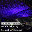 5V 0.1W IPX4 Car Rotating Star Lights Starry Sky Atmosphere Lamp (Blue Light)