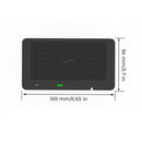 Car Qi Standard Wireless Charger 10W Quick Charging for 2019-2020 BMW 3 Series, Left Driving