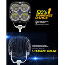 DC9-80V 40W Car 4LEDs Spotlight Work Light / Fog Lamp