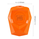 Car Engine Start Key Push Button Protective Cover (Orange)