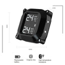 Universal Motorcycle Wireless High Precision TPMS Tire Pressure Alarm System External Tire Monitor