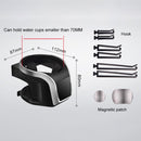 2 in 1 Car Air Outlet Magnetic Mount Beverage Cup Stand Phone Holder(Blue)