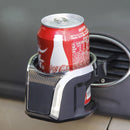 2 in 1 Car Air Outlet Magnetic Mount Beverage Cup Stand Phone Holder(Blue)