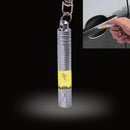 Car Copper LED Neon Lamp Anti-static Keychain Static Elimination Rod (Yellow)