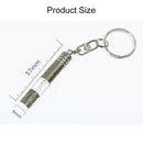 Car Copper LED Neon Lamp Anti-static Keychain Static Elimination Rod (Yellow)