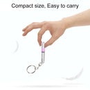 Car Copper LED Neon Lamp Anti-static Keychain Static Elimination Rod (Yellow)