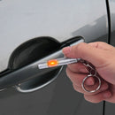 Car Copper LED Neon Lamp Anti-static Keychain Static Elimination Rod (Yellow)