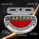 24V Truck / Bus Dynamic Blinker Flowing Water Side Light Waterproof Ground Light Tail / Reversing Light (Green Light)
