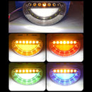 24V Truck / Bus Dynamic Blinker Flowing Water Side Light Waterproof Ground Light Tail / Reversing Light (Red Light)