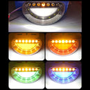 24V Truck / Bus Dynamic Blinker Flowing Water Side Light Waterproof Ground Light Tail / Reversing Light (Yellow Light)
