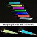 Car Shark Gill Warning Lights Solar Decorative Lights Car Door Anti-collision Rear-end Collision LED Dlashing Lamp (Gold)