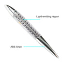 Car Solar Shark Gill Warning Lights Car Door Anti-collision Rear-end Collision LED Dlashing Lamp, Mode: Constant Bright + Flashing (Silver)