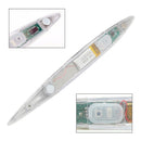 Car Solar Shark Gill Warning Lights Car Door Anti-collision Rear-end Collision LED Dlashing Lamp, Mode: Constant Bright + Flashing (Silver)