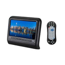 9 inch Car Rear Row HD External Headrest DVD Player Display + MP5(Black)
