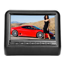 9 inch Car Rear Row HD External Headrest DVD Player Display + MP5(Black)