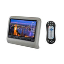 9 inch Car Rear Row HD External Headrest DVD Player Display + MP5(Grey)