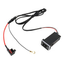 Car QC3.0 Fast Charge USB Interface Modification Charger for Toyota, Fuse to Take Power (Ice Blue Light)