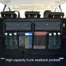 Universal Car Trunk Sundries Storage Bag Car Rear Seat Net Pocket Bag (Black)