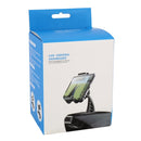 Car Dashboard Mobile Phone Holder Bracket with Number Plate (Black)