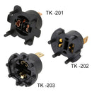 TK-203 1 Pair H7 Tail Lamp Holder for Mazda 3 5 323 / Kawasaki ER6-F 2002-2005