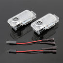 2 PCS DC12V 2W Car Door Logo Light Brand Shadow Lights Courtesy Lamp for Volkswagen Touareg 2004-2010