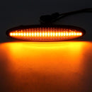 2 PCS DC12V / 5W Car LED Dynamic Blinker Side Lights Flowing Water Turn Signal Light for Lexus, Amber Light (Black)