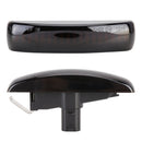 2 PCS DC12V / 3W Car LED Dynamic Blinker Side Lights Flowing Water Turn Signal Light for Land Rover, Amber Light (Black)