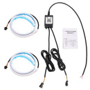 45cm DC12V 7.4W Car Colorful Daytime Running Lights APP Control