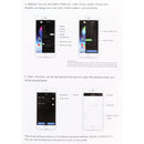 60cm DC12V 7.4W Car Colorful Daytime Running Lights APP Control