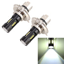 2 PCS H4 DC12V 4.3W 6000K 500LM Car Fog Lights with 12LEDs SMD-2525