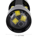 2 PCS H4 DC12V 4.3W 6000K 500LM Car Fog Lights with 12LEDs SMD-2525