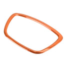 Car Auto Steering Wheel Ring Cover Trim Sticker Decoration for Audi (Orange)