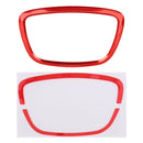 Car Auto Steering Wheel Ring Cover Trim Sticker Decoration for Audi (Red)