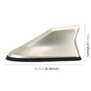 Universal Car Antenna Aerial Shark Fin Radio Signal (Champagne Gold)