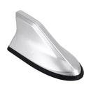 Universal Car Antenna Aerial Shark Fin Radio Signal (Silver)