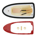 Universal Car Antenna Aerial Shark Fin Radio Signal (Champagne Gold)