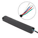 105mm DC12-24V / 1.6W Motorcycle LED Dynamic Blinker Side Lights Flowing Water Brake Lamp Turn Signal Light, Cable Length: 1m
