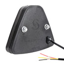 DC12V 1W Car Triangle Highlight Brake Lights Reversing Light with 20LEDs SMD-3528 (Black)