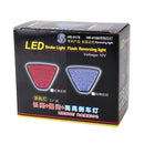 DC12V 1W Car Triangle Highlight Brake Lights Reversing Light with 20LEDs SMD-3528 (Black)