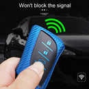 For Lexus Smart 3-button Car TPU Key Protective Cover Key Case with Key Ring (Red)