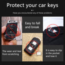For KIA Folding 3-button Car TPU Key Protective Cover Key Case with Key Ring (Pink)